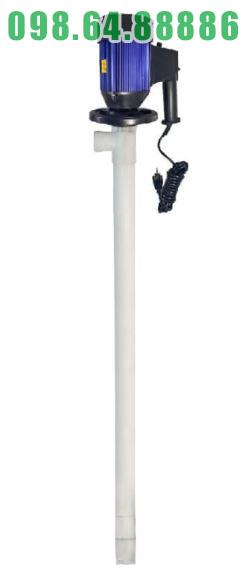 Bơm rút phuy axit – kiềm JDT-600W, vật liệu PTFE